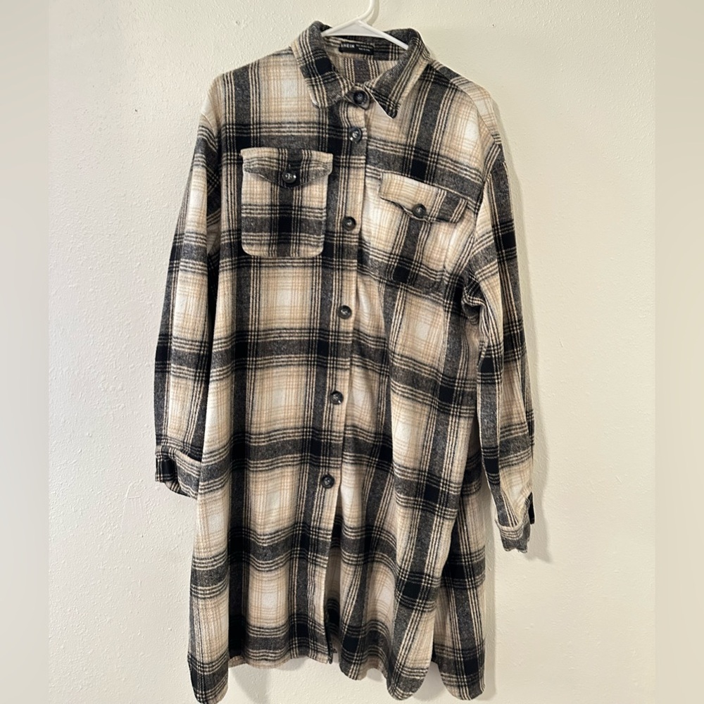 Button up shacket